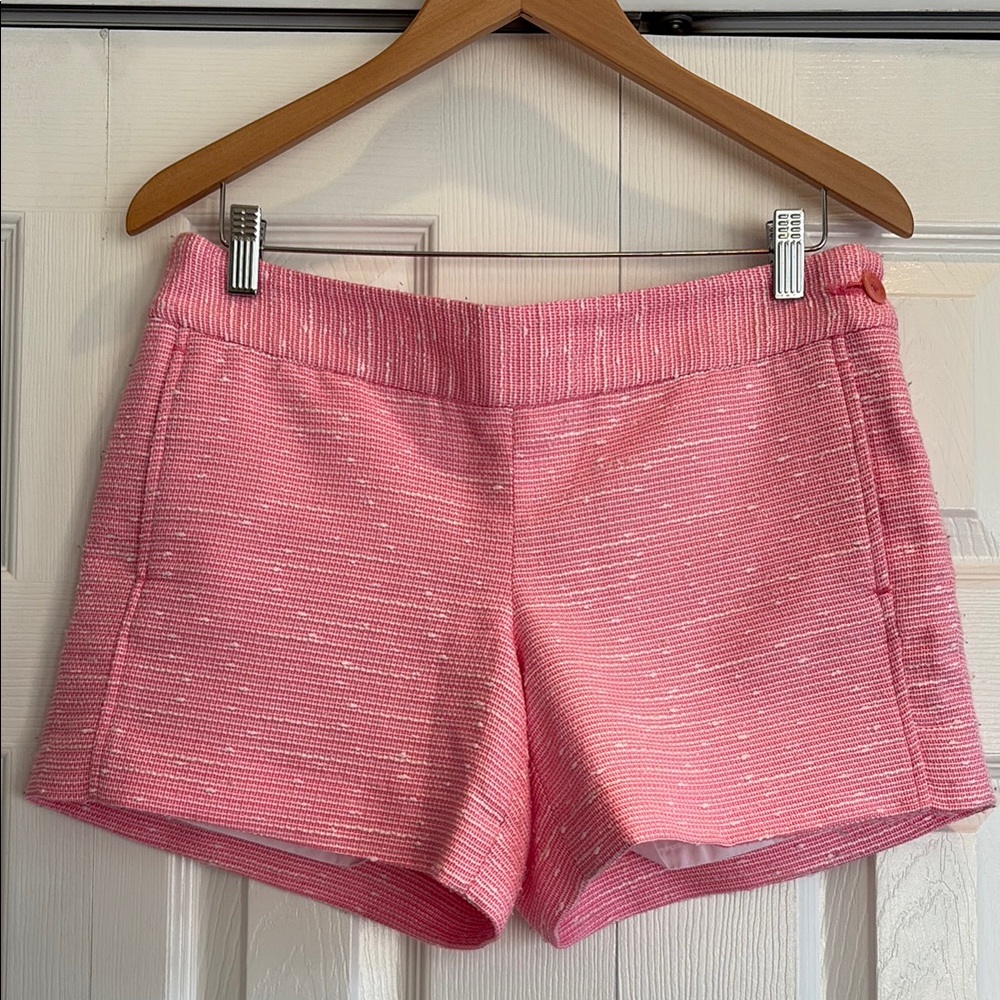 Lilly Pulitzer Pink Tweed-Look Knit Shorts